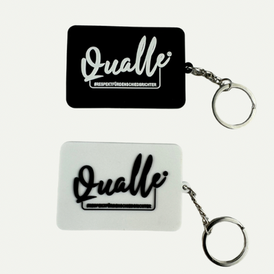 Qualle Schlüsselanhänger "Original" und "Qualle Männchen" - unisex (Kinder, Frauen und Herren)