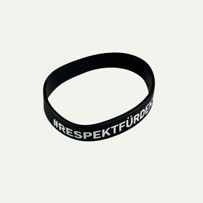 Qualle Silikonarmband "RespektFürDenSchiedsrichter" unisex (Kinder, Frauen und Herren)