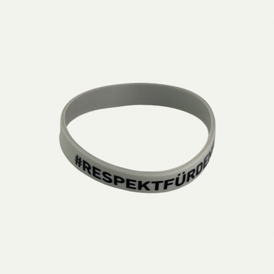 Qualle Silikonarmband "RespektFürDenSchiedsrichter" unisex (Kinder, Frauen und Herren)