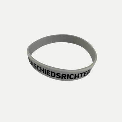 Qualle Silikonarmband "RespektFürDenSchiedsrichter" unisex (Kinder, Frauen und Herren)